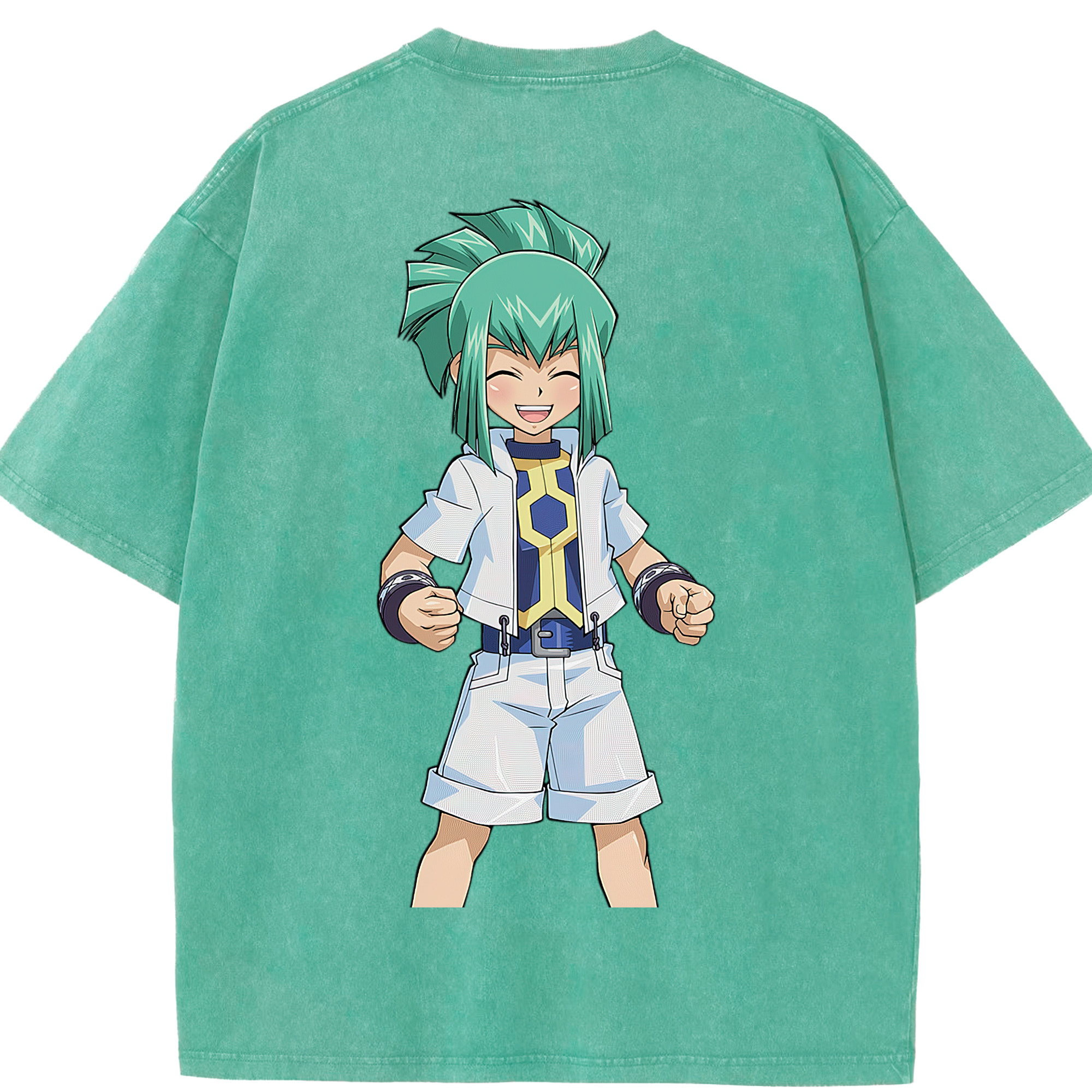 （画像用） 遊☆戯☆王 Yu-Gi-Oh! 綿100% ヴィンテージ風 半袖Tシャツ（背面プリント）
